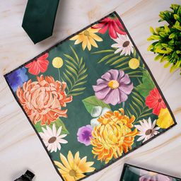 KOLOROBIA Men Floral Printed Pocket Squares-image-66
