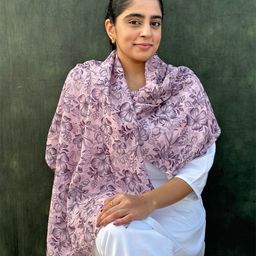 BUTA BUTI Floral Printed Cotton Stoles-image-78