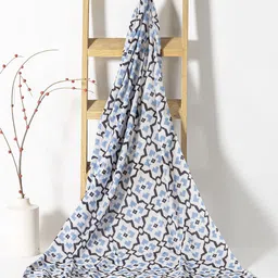 Contrast Living Women Printed Pure Cotton Scarf-57