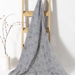 Contrast Living Women Printed Pure Cotton Scarf-28