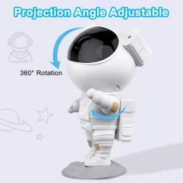 Jaaro Starry Night Astronaut Projector for Kids – Adjustable Projection & Timing (50 lm / Wireless / Remote Controller) Portable Projector image 3