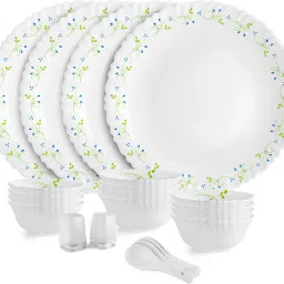 Pack of 22 Opalware Dazzle Tropical Lagoon |Crockery Set | Dinner Set-image-92