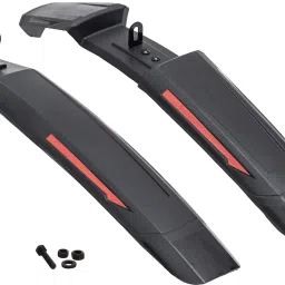 Bicycle COBRA REFLECTIVE Mudguards, Fits 24", 26", NEW CLAMP Model Clip-on Front & Rear Fender-17