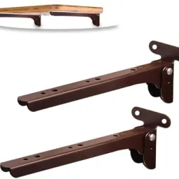 Heavy Duty 9-Inch Foldable Shelf Bracket – Folding Table Bracket(cherry 1set) 23.6 Shelf Bracket-6