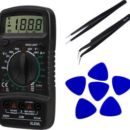 Multimeter 830, 2Pc Anti Static Tweezer & 6Pc Plastic Spudger Digital Multimeter-image-90