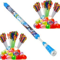 (1 Pichkari + 6 Magic Balloon)for Kids Holi Festival & Summer Pool Party Fun Water Gun-image-10