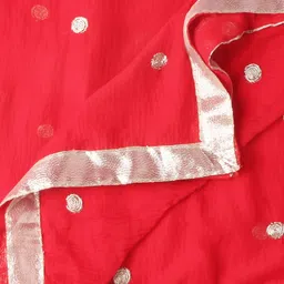 Dupatta Bazaar Embroidered Dupatta with Zari image 5