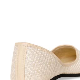 Aristitch Men Ethnic Pointed Toe Textured Fabric Basics Mojaris image 5