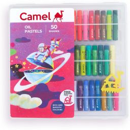 Oil Pastels 50 Shades Reusable Pack-13