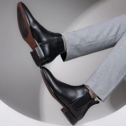 Synthetic Black Chelsea Boots For Men Boots For Men-image-57