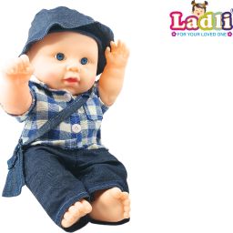 Natural looking like multicolour cap baby boy doll real for kids boys and girls-image-42
