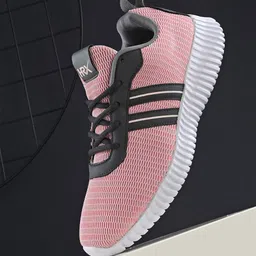 HRX by Hrithik Roshan Women Peach-Coloured Mesh Memory Foam Non-Marking Walking Shoes-picture-28