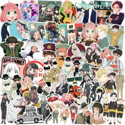 5 cm Vinyl Spy X family Stickers for laptops Self Adhesive Sticker-image-28