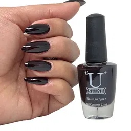 U Shine Long-Lasting & Quick-Dry Nail Lacquer 11ml - Darkside-49