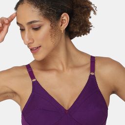 NAIDU HALL Full Coverage Non Padded Pure Cotton Everyday Bra With All Day Comfort-48