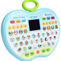 Shape Educational Computer Laptop Toy for Kid LED Display Alphabet Numbers-14