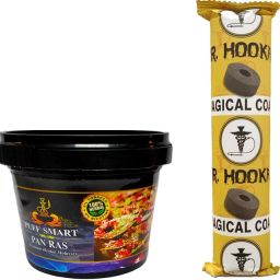 1 Quick Light Mr. Hookah Coal Premium Herbal 100g Each Pan Ras Hookah Flavor-image-14