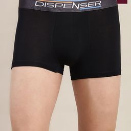 DISPENSER Pack Of 2 Mid Rise Ultra Soft Trunk S2-Trunk-Black-Maroon-M-picture-12