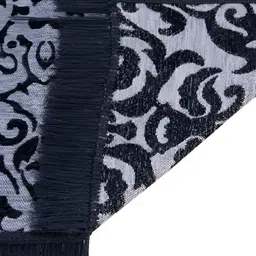 ZESTURE Grey & Black Abstract Rectangle Shaped Carpet image 3