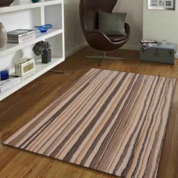 PRESTO Beige Striped Carpets-58