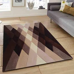 Safiya Carpet Beige Abstract Hand-Tufted Woollen Carpets-image-77