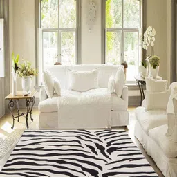 Safiya Carpet Black Abstract Hand-Tufted Woollen Carpets-image-27
