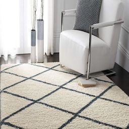 Safiya Carpet Grey Geometric Anti-Skid Polyester Carpets-image-97