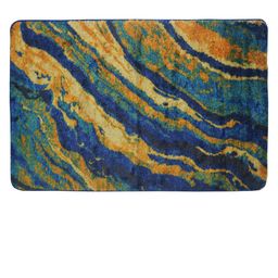 BIANCA Multi-Coloured Abstract Printed Anti-Skid Carpet image 2