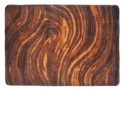 BIANCA Brown & Khaki Abstract Printed Anti-Skid Carpet image 2