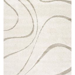 IMRA CARPET Grey Abstract Hand-Tufted Polyester Carpet image 2