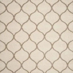 IMRA CARPET Grey Geometric Handmade Polyester Carpet image 2