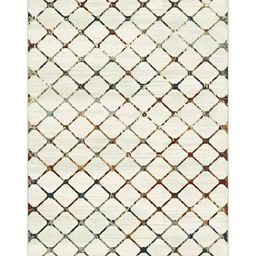 Sapana Carpet-Mats Cream-Coloured Abstract Anti-Skid Polypropylene Carpet image 2