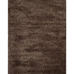 IMRA CARPET Brown Solid Handmade Woollen Carpet image 2