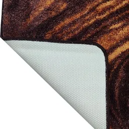 BIANCA Brown & Khaki Abstract Printed Anti-Skid Carpet image 3