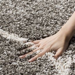 IMRA CARPET Grey Abstract Handmade Polyester Carpet image 3