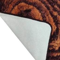 BIANCA Brown & Biege Anti-Skid Abstract Print Carpets image 3
