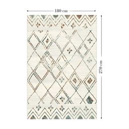 Sapana Carpet-Mats Cream-Coloured Abstract Anti-Skid Polypropylene Carpet image 3