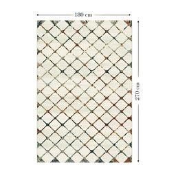 Sapana Carpet-Mats Cream-Coloured Abstract Anti-Skid Polypropylene Carpet image 3