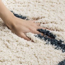 IMRA CARPET Grey Geometric Handmade Polyester Carpet image 3