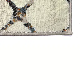 Sapana Carpet-Mats Cream-Coloured Abstract Anti-Skid Polypropylene Carpet image 4