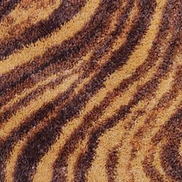 BIANCA Brown & Khaki Abstract Printed Anti-Skid Carpet image 5
