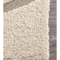 IMRA CARPET Grey Abstract Hand-Tufted Polyester Carpet image 4