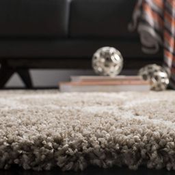 IMRA CARPET Beige Ethnic Motifs Handmade Polypropylene Carpet image 5