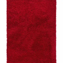 IMRA CARPET Red Rectangle Shaggy Carpet image 4