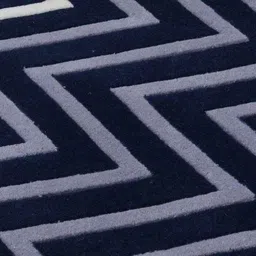 IMRA CARPET Black & Grey Geometric Rectangular Carpet image 5
