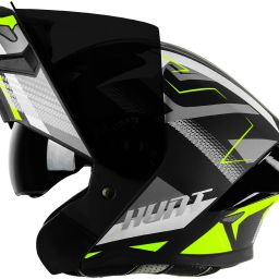 SBA-20 Hunt ISI Certified Flip-Up Graphic Helmet for Men with Inner Sun Shield Motorbike Helmet-image-32