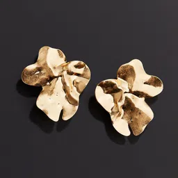H&M Petal Shaped Earrings-18