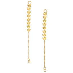 Vighnaharta Gold-Plated Ear Cuff Earrings-7