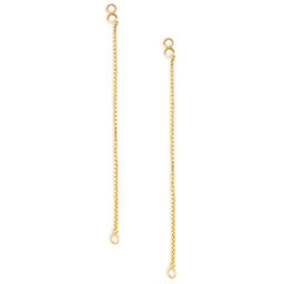 Vighnaharta Gold-Plated Classic Ear Cuff Earrings-18