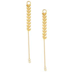 Vighnaharta Gold-Plated Classic Ear Cuff Earrings-image-25